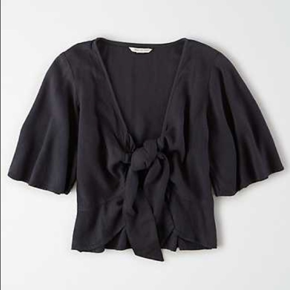 NWT American Eagle tie front top